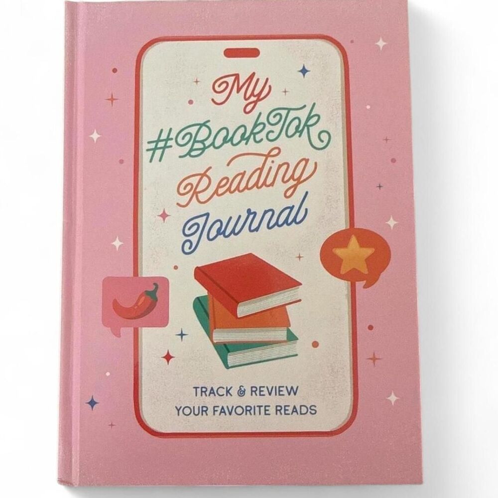 My BookTok Reading Journal Hardcover Reading Log Book Review Tracker Pink